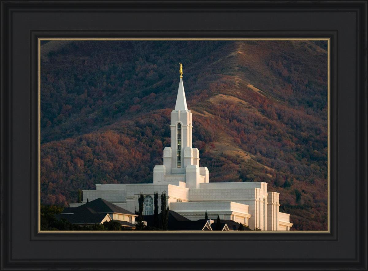 Bountiful Temple Autumn Sunset