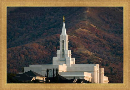 Bountiful Temple Autumn Sunset