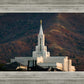 Bountiful Temple Autumn Sunset