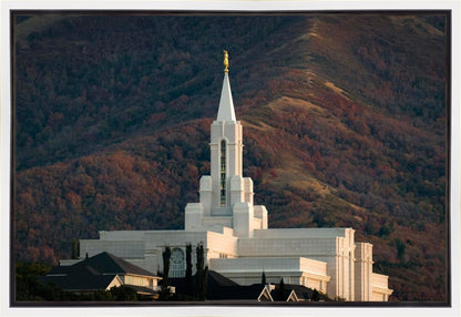 Bountiful Temple Autumn Sunset