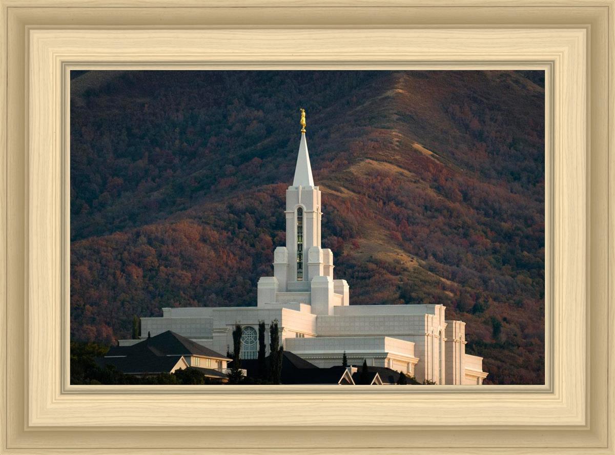 Bountiful Temple Autumn Sunset