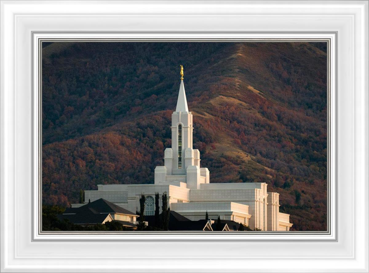 Bountiful Temple Autumn Sunset