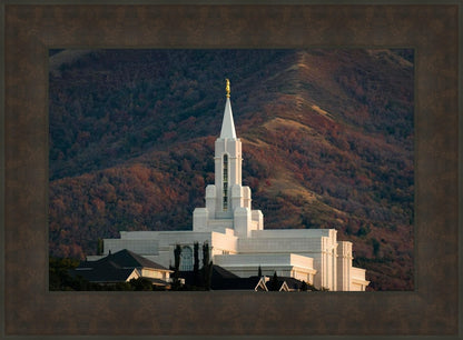 Bountiful Temple Autumn Sunset
