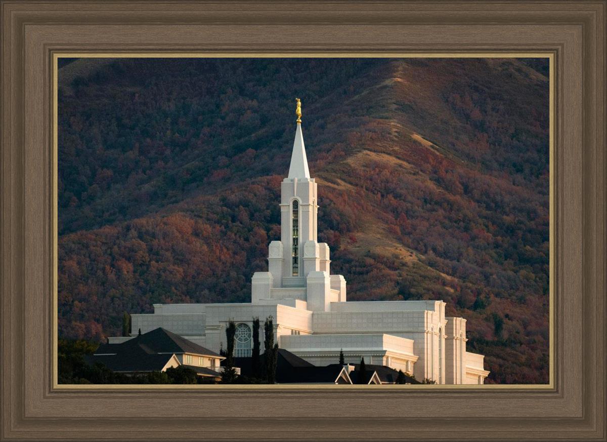 Bountiful Temple Autumn Sunset