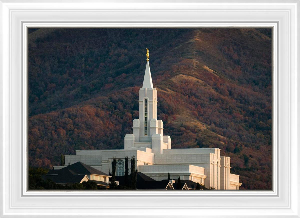 Bountiful Temple Autumn Sunset