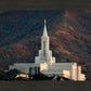 Bountiful Temple Autumn Sunset