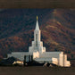 Bountiful Temple Autumn Sunset