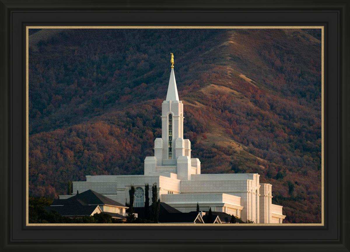 Bountiful Temple Autumn Sunset