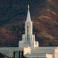 Bountiful Temple Autumn Sunset