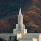 Bountiful Temple Autumn Sunset