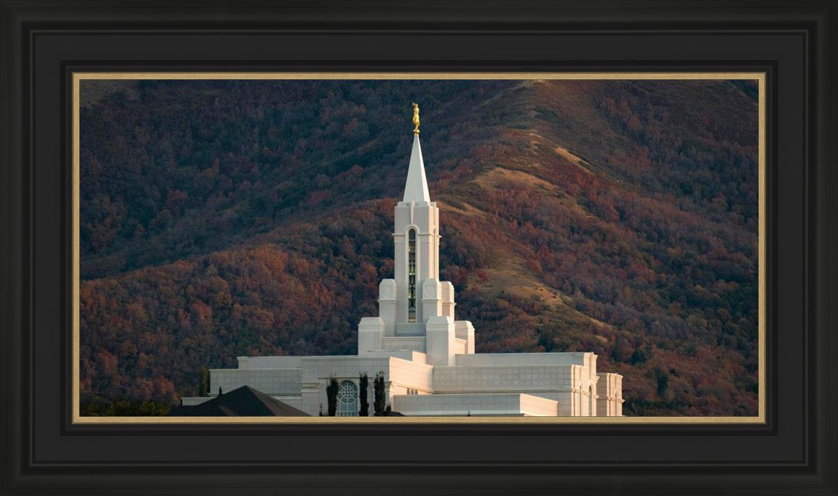 Bountiful Temple Autumn Sunset
