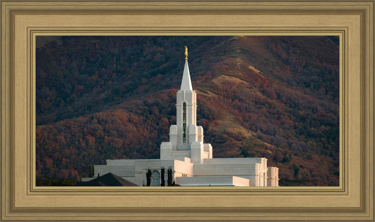 Bountiful Temple Autumn Sunset