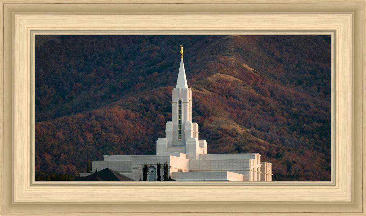 Bountiful Temple Autumn Sunset