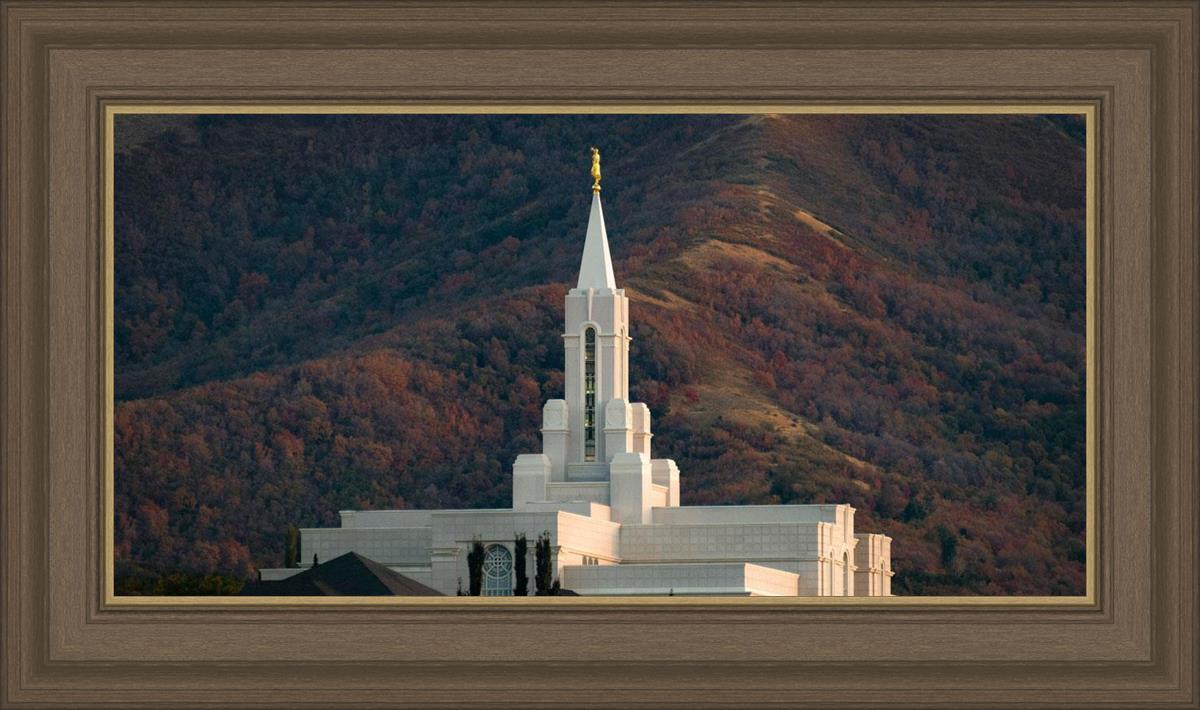 Bountiful Temple Autumn Sunset
