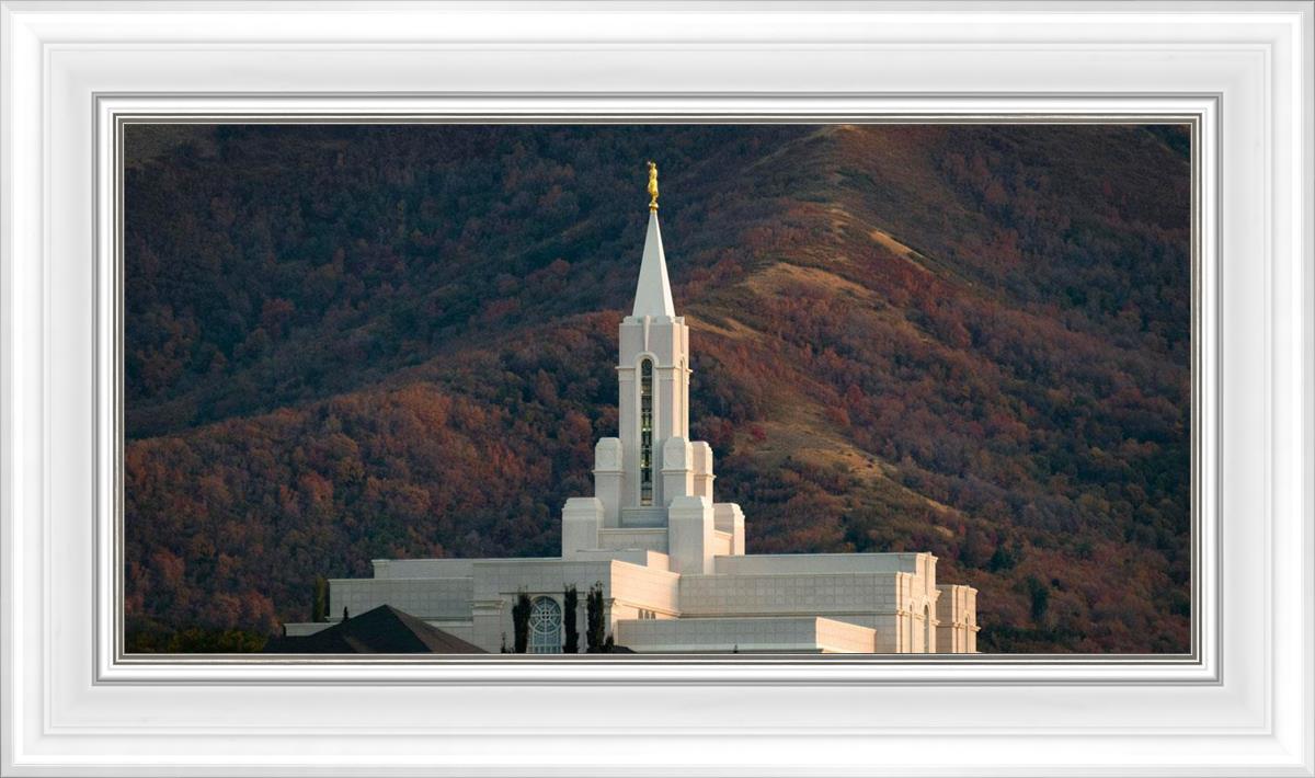 Bountiful Temple Autumn Sunset