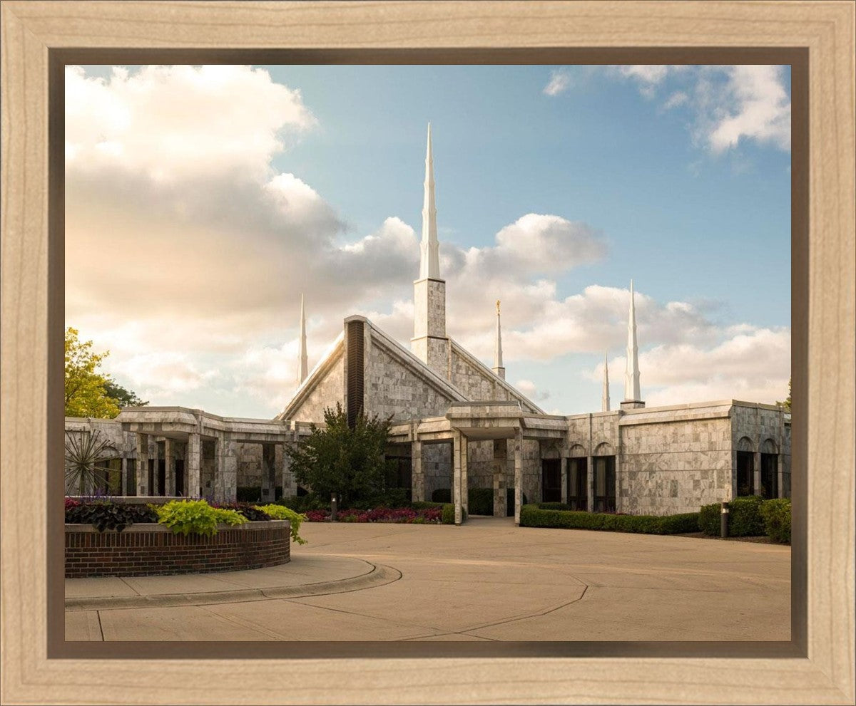 Chicago Temple Golden Foundations Gallery Wrap