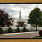 Columbus Temple Cloudy Skies
