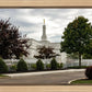Columbus Temple Cloudy Skies