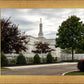 Columbus Temple Cloudy Skies