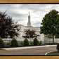 Columbus Temple Cloudy Skies