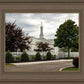 Columbus Temple Cloudy Skies