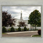 Columbus Temple Cloudy Skies