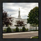 Columbus Temple Cloudy Skies