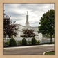 Columbus Temple Cloudy Skies