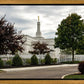 Columbus Temple Cloudy Skies
