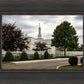 Columbus Temple Cloudy Skies