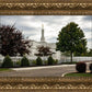 Columbus Temple Cloudy Skies