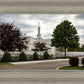 Columbus Temple Cloudy Skies
