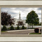 Columbus Temple Cloudy Skies