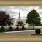 Columbus Temple Cloudy Skies