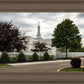 Columbus Temple Cloudy Skies