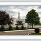 Columbus Temple Cloudy Skies
