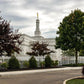 Columbus Temple Cloudy Skies