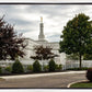 Columbus Temple Cloudy Skies