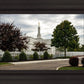 Columbus Temple Cloudy Skies