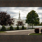 Columbus Temple Cloudy Skies