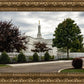Columbus Temple Cloudy Skies