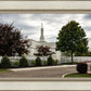 Columbus Temple Cloudy Skies