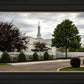 Columbus Temple Cloudy Skies