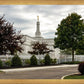 Columbus Temple Cloudy Skies