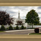 Columbus Temple Cloudy Skies