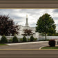Columbus Temple Cloudy Skies