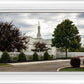 Columbus Temple Cloudy Skies