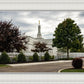 Columbus Temple Cloudy Skies
