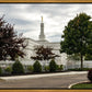 Columbus Temple Cloudy Skies