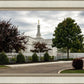 Columbus Temple Cloudy Skies
